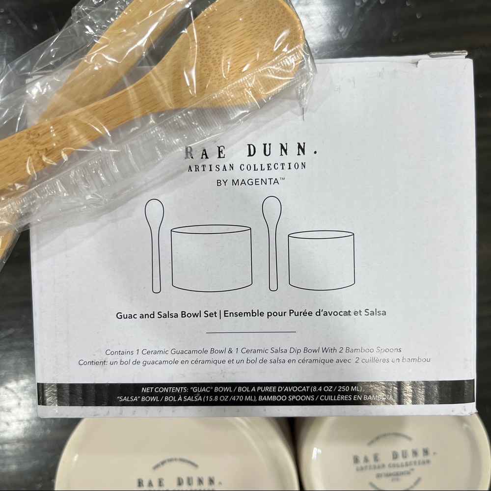 NWT Rae Dunn Guac and Salsa Bowl Set - Picture 4 of 5